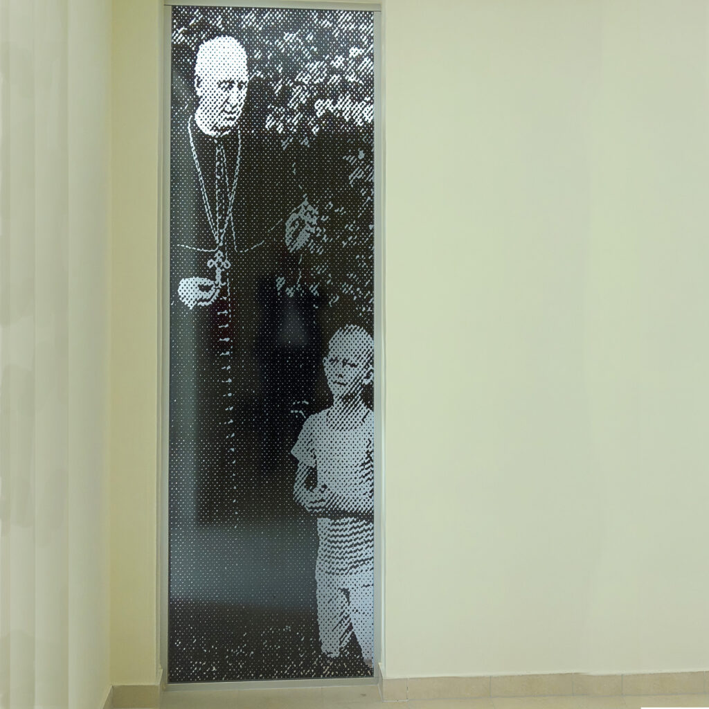 Innenverglasung mit Digitaldruck auf einer Verbundglasscheibe